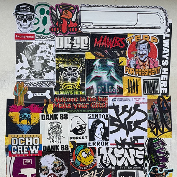 DASE Slap Sticker Street Art